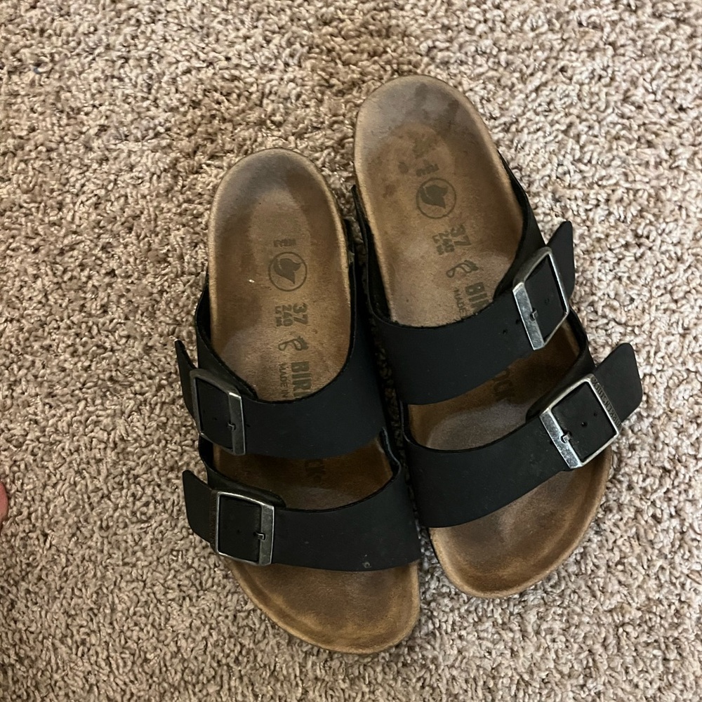 Gently used Birkenstock Arizona Sandals